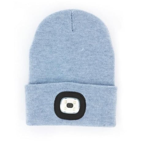 充電式 LEDライト付きニット帽 NIGHT SCOUT LED Beanie Bright Side ナイトスカウト 取り外し可能LED