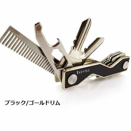 KEYTEC X マルチツール付 多機能 キーケース コンパクト キー収納ツール カラビナ＆拡張パック付