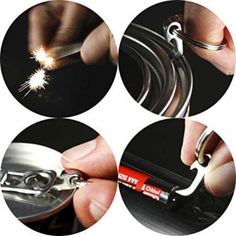 世界最小クラスのマルチツール Claw Titanium 全長18mm 超コンパクト 多機能 マルチツール 8 in 1 EDC クロー チタン