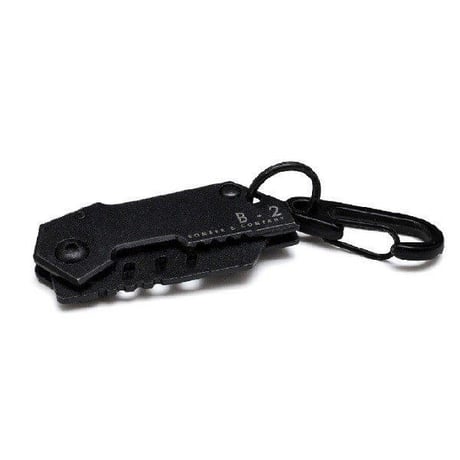 BOMBER & COMPANY 超コンパクト 折りたたみ式 サバイバル ナイフ B-2 Nano Blade Tactical Pocket Knife ナノブレード