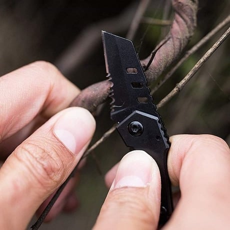 BOMBER & COMPANY 超コンパクト 折りたたみ式 サバイバル ナイフ B-2 Nano Blade Tactical Pocket Knife ナノブレード