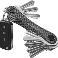限定カラー KEYSMART Extended キースマート CARBON FIBER 3K ロング エクステンデッド キーケース キー収納ツール 拡張パック付