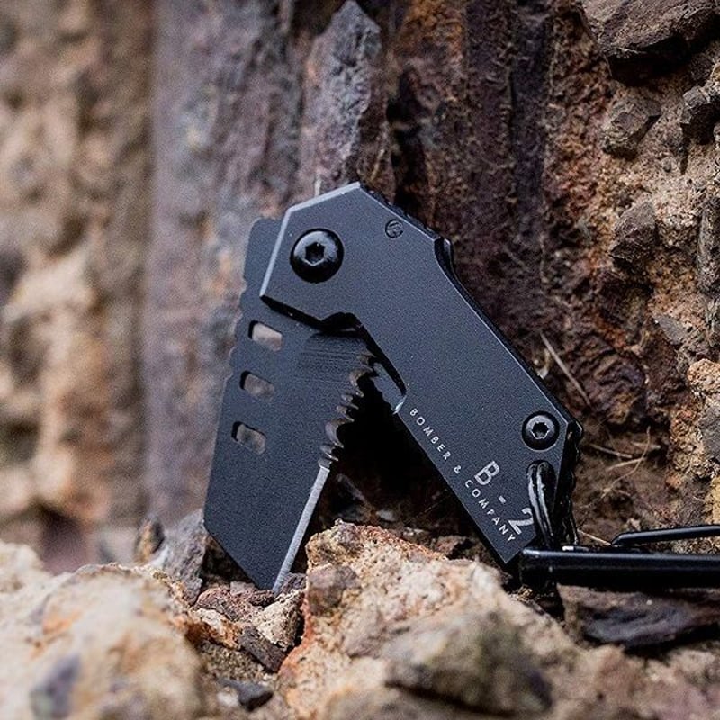 BOMBER & COMPANY 超コンパクト 折りたたみ式 サバイバル ナイフ