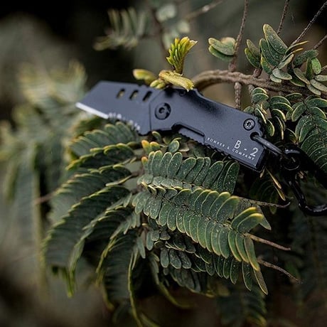 BOMBER & COMPANY 超コンパクト 折りたたみ式 サバイバル ナイフ B-2 Nano Blade Tactical Pocket Knife ナノブレード