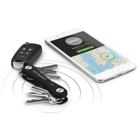 KEYSMART PRO ブラック キースマート プロ tile 内臓 LEDライト 付き トラッキング キーケース