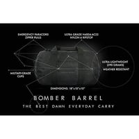 Bomber Barrel ボンバーバレル ダッフルバッグ 23L トラベルセット 防水機能ジッパー パラコード Bomber & Company