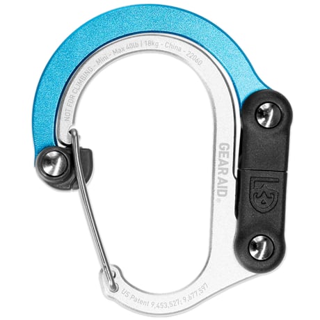 HEROCLIP MINI ヒーロークリップ ミニ 静止荷重 18kg カラビナ型フック バックハンガー 国内正規品 GEAR AID