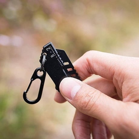 BOMBER & COMPANY 超コンパクト 折りたたみ式 サバイバル ナイフ B-2 Nano Blade Tactical Pocket Knife ナノブレード