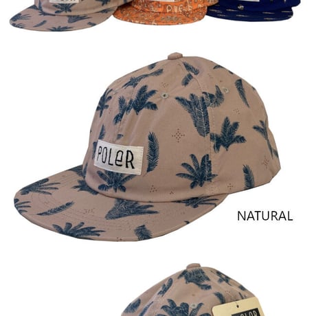 POLER ポーラー ALL OVER 6P CAP キャップ 帽子 メンズ レディース 正規販売店 2023 FW