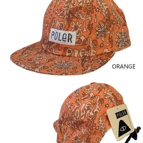 POLER ポーラー ALL OVER 6P CAP キャップ 帽子 メンズ レディース 正規販売店 2023 FW