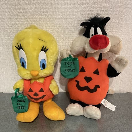 1996 WarnerBros Tweety&Sylvester Halloween Plush