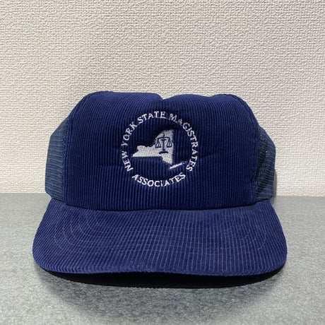 vintage NYMSA corduroy meshback hat