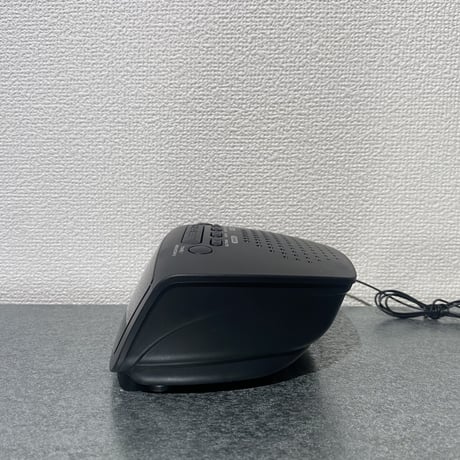 westclox red led fm clock