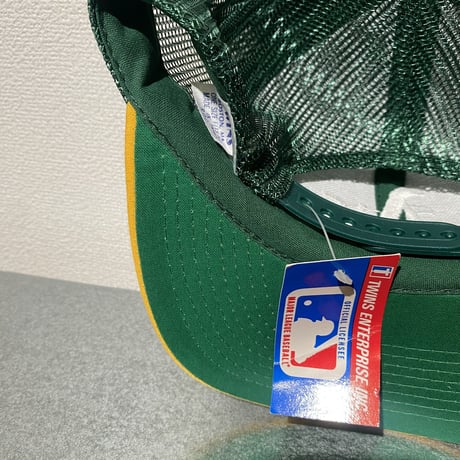 90's Twins MLB Oakland Athletics meshback
