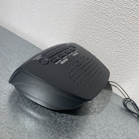 westclox red led fm clock