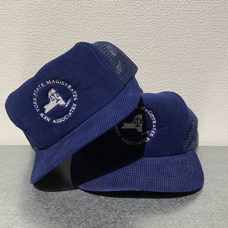 vintage NYMSA corduroy meshback hat