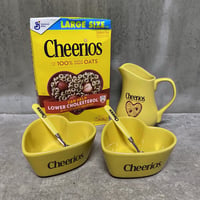 2003 GM Cheerios cereal bowl&milk pitcher