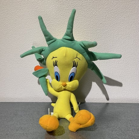 90's Looney Tunes Tweety Statue of liverty Plush