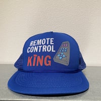 vintage unknown remote control king meshback