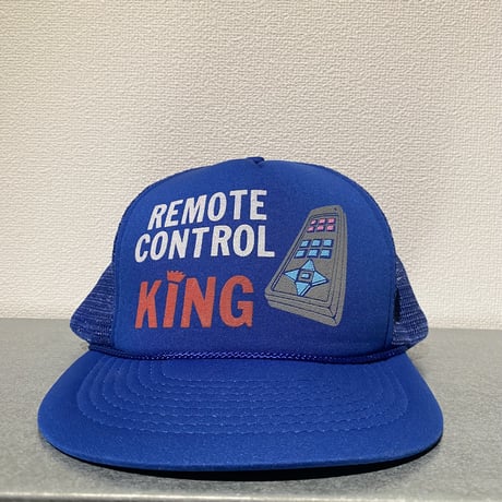 vintage unknown remote control king meshback