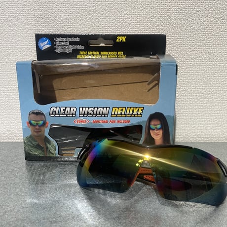 as seen on TV clear vision sunglasses 2pc