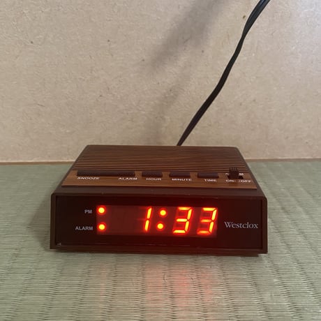 WESTCLOCKS "RetroType LED Alarm Clock"