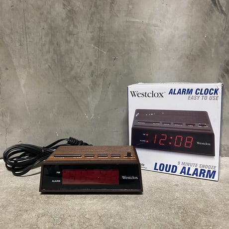 WESTCLOCKS "RetroType LED Alarm Clock"