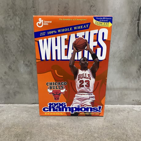 Vintage Wheaties "1996 NBA CHAMS Chicago Bulls"