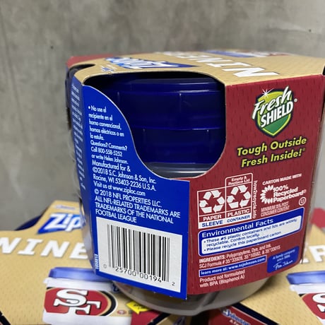ZipLoc Slide'n Loc "NFL SF 49ers"