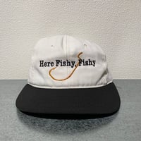 vintage made in USA unknown fishing hat