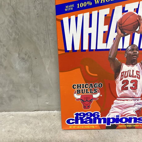 Vintage Wheaties "1996 NBA CHAMS Chicago Bulls"