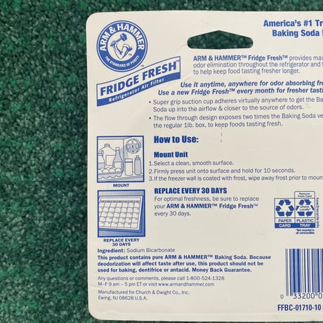 Arm&Hammer Frigde Fresher