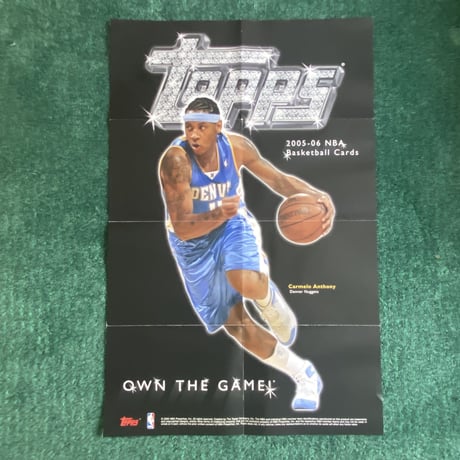Topps Trading Card NBA "05-06 Carmelo Anthoney"Poster