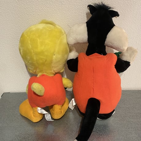 1996 WarnerBros Tweety&Sylvester Halloween Plush