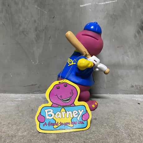 Vintage Barney&Friends "Baseball Barney coinbank"