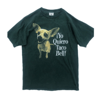 【USED】90's Tacobell chihuahua Tee