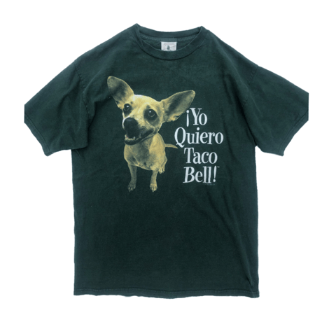 【USED】90's Tacobell chihuahua Tee