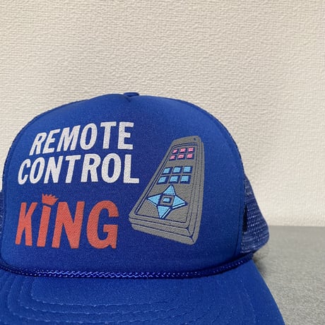 vintage unknown remote control king meshback
