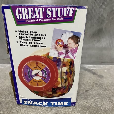 90's GREATSTUFF "SNACK TIME"cookie jar