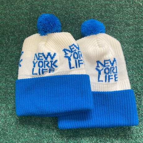 80's NEWYORK LIFE PomPom Beanie