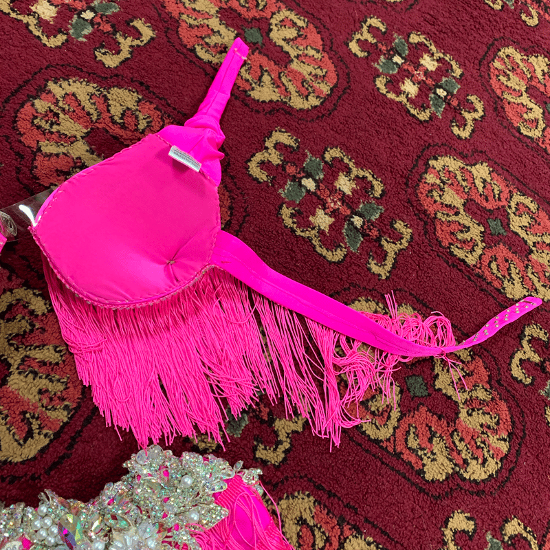 新品》ベリーダンス衣装 / ピンクショート/ Hanan | El Donia