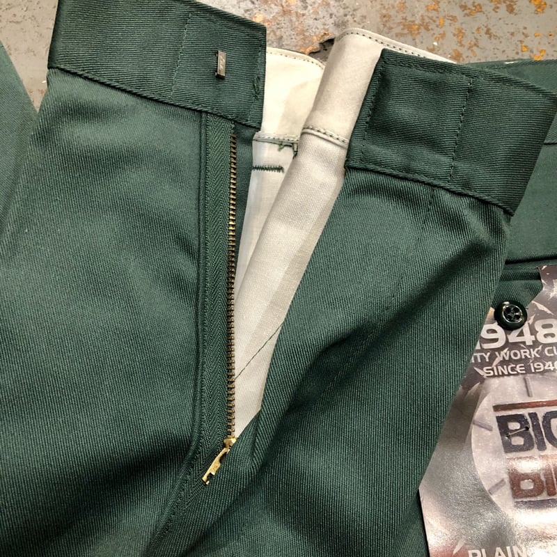 Dead Stock] 90s BIG BILL Work Pants GREEN Made