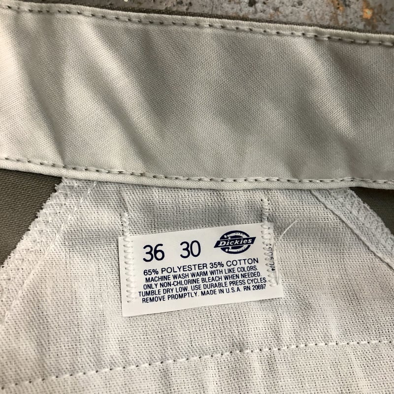 80's usa製 dickies 874 ちびタグ Silver Gray Men's Original