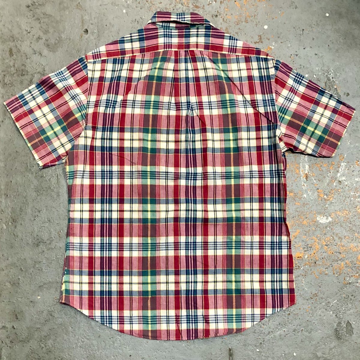 Polo Ralph Lauren Short Sleeve Indian Madras Check Shirts Size : Large
