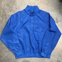 80s EDDIE BAURENylon Pullover Shirts Blue SIZE : X-Large