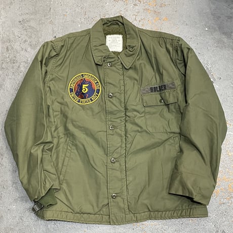 U.S.NAVY A-2 DECK JACKET SIZE:X-LARGE