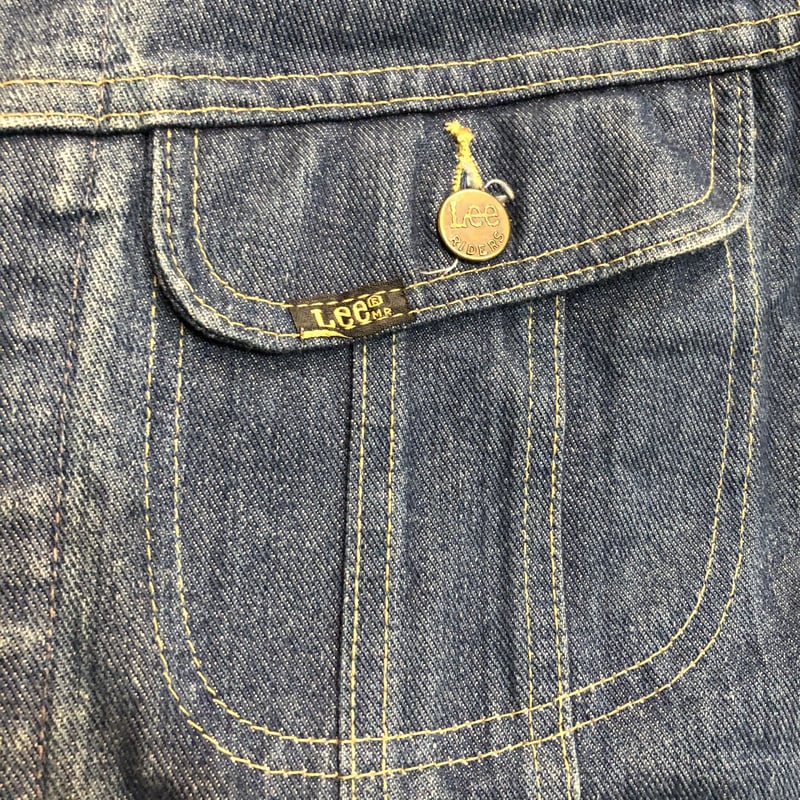 80s Lee 220 J Denim Jacket 4pocket SIZE:40L | F