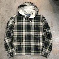 RALPH LAUREN Check Hooded Jacket SIZE : Medium