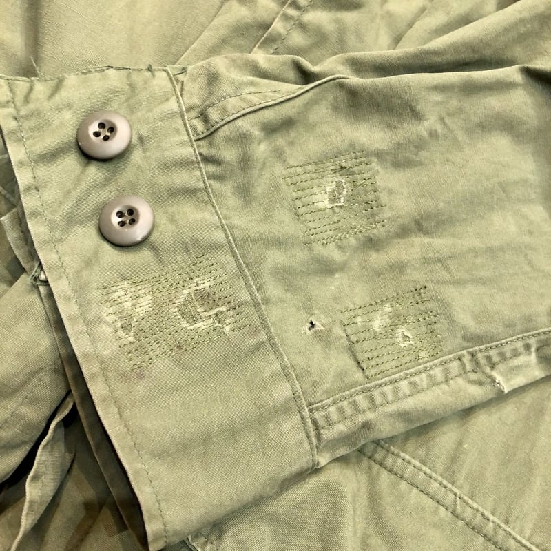 1960s Jungle Fatigue Jacket 3rd Non-rip SIZE :