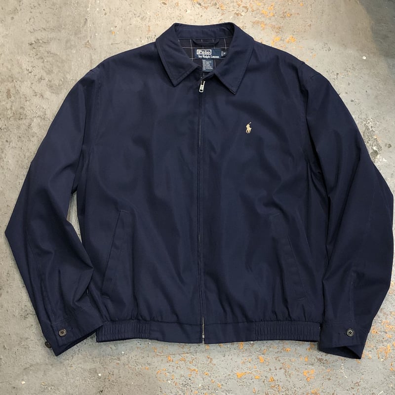 RALPH LAUREN BI-SWING WINDBREAKER JACKET NAVY S